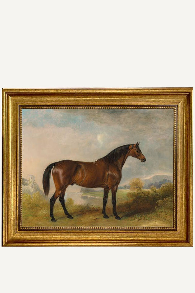 A Bay Hunter Vintage Painting