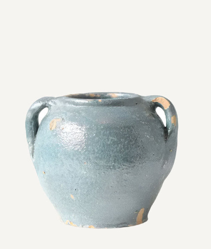 Found Blue Tones Confit Pot
