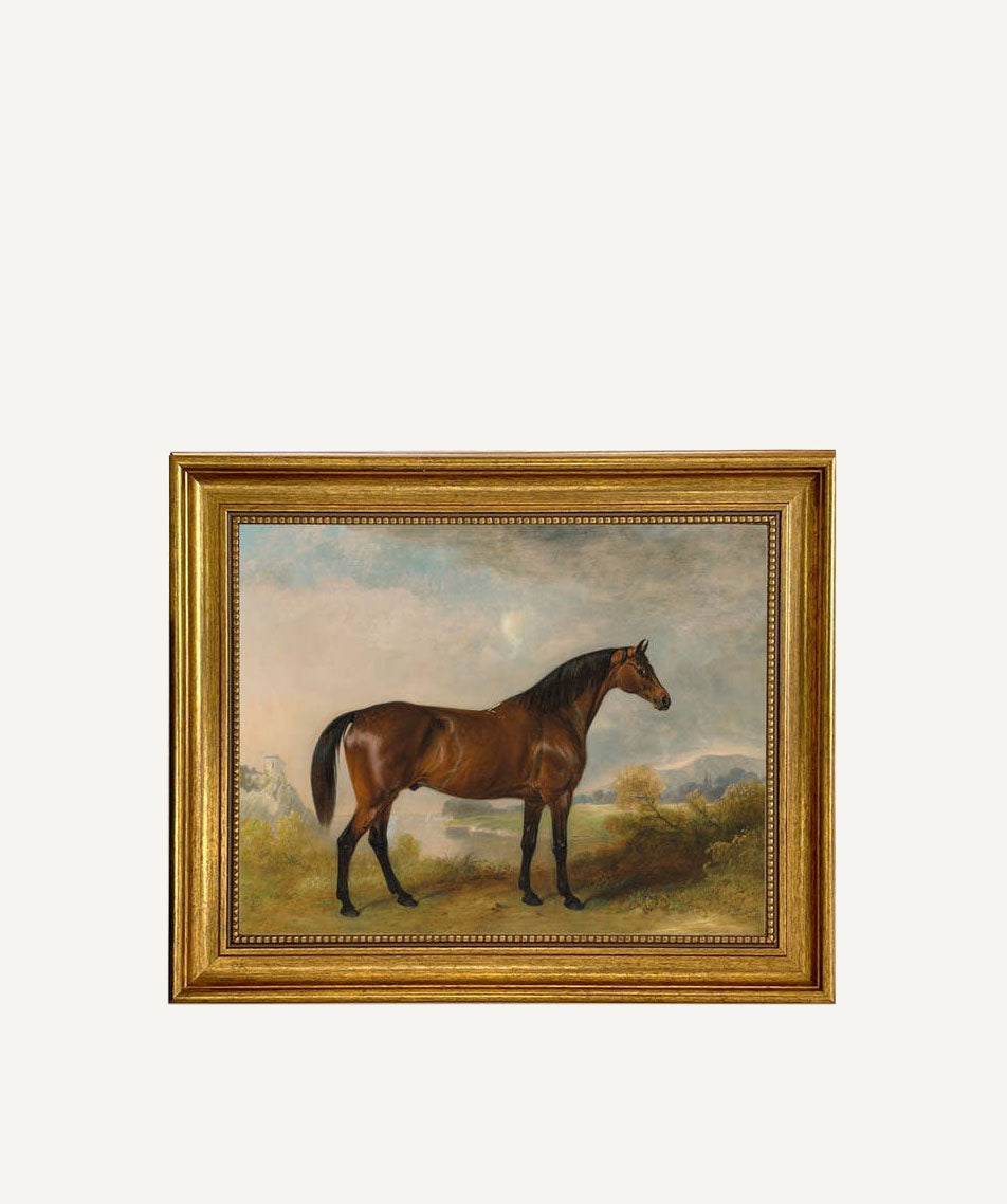 A Bay Hunter Vintage Painting
