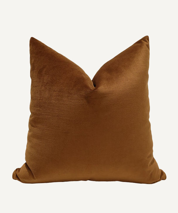 Copper Velvet Pillow