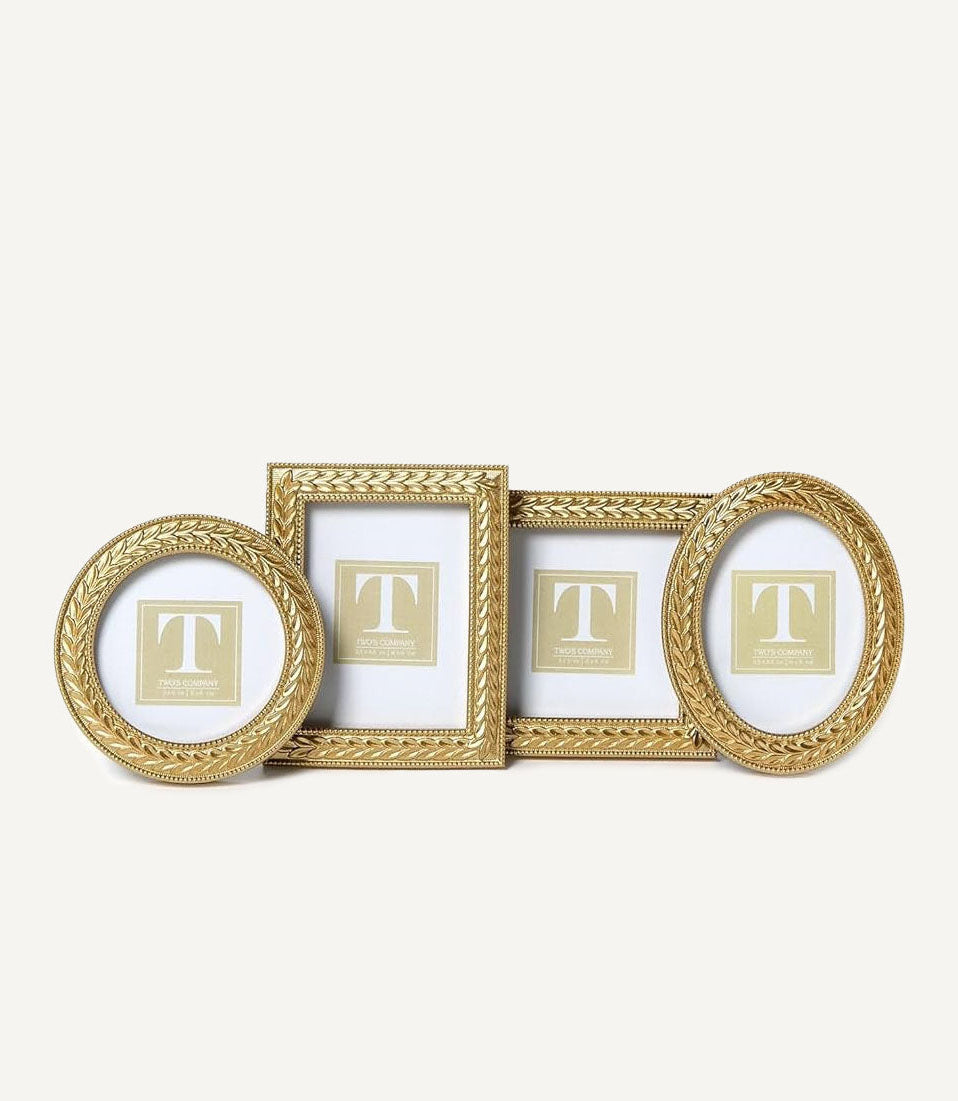 Laurel Wreath Gold Frame